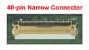 Pantalla 15.6 pulgadas NT156WHM-T02 1366 X 768 sin sujetadores 40 Pines conector corto Touch