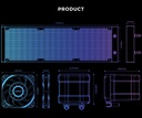 Sistema de refrigeración liquida Alseye M360- Plus- B