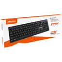 Teclado Wireless Chocolate Meetion WK841 negro en español