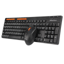 Combo de teclado + mouse wireless Meetion Mt-4100 en español, negro