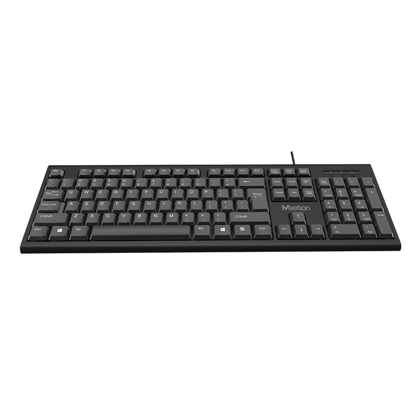 Teclado Usb estandad Meetion K100 negro en español 