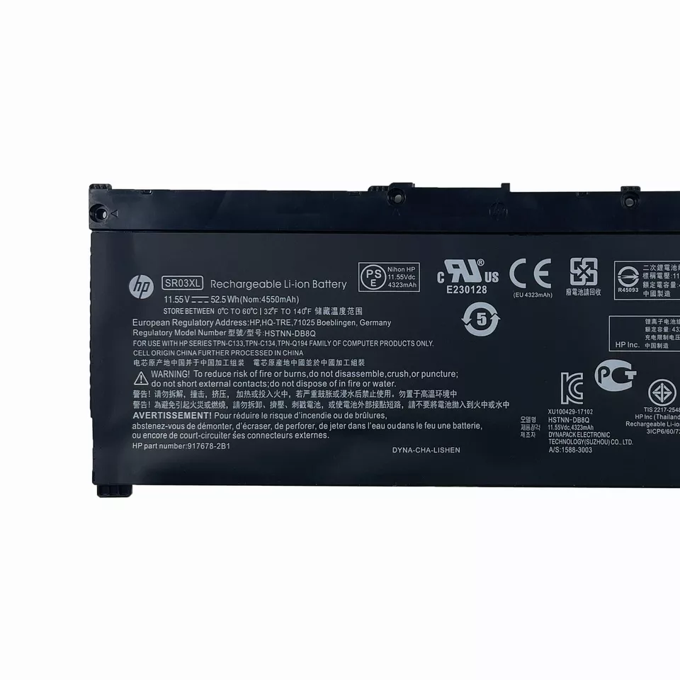 Bateria original Hp Codigo SR03XL 