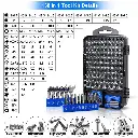 Kit desarmador con puntas intercambiables 138 en 1 