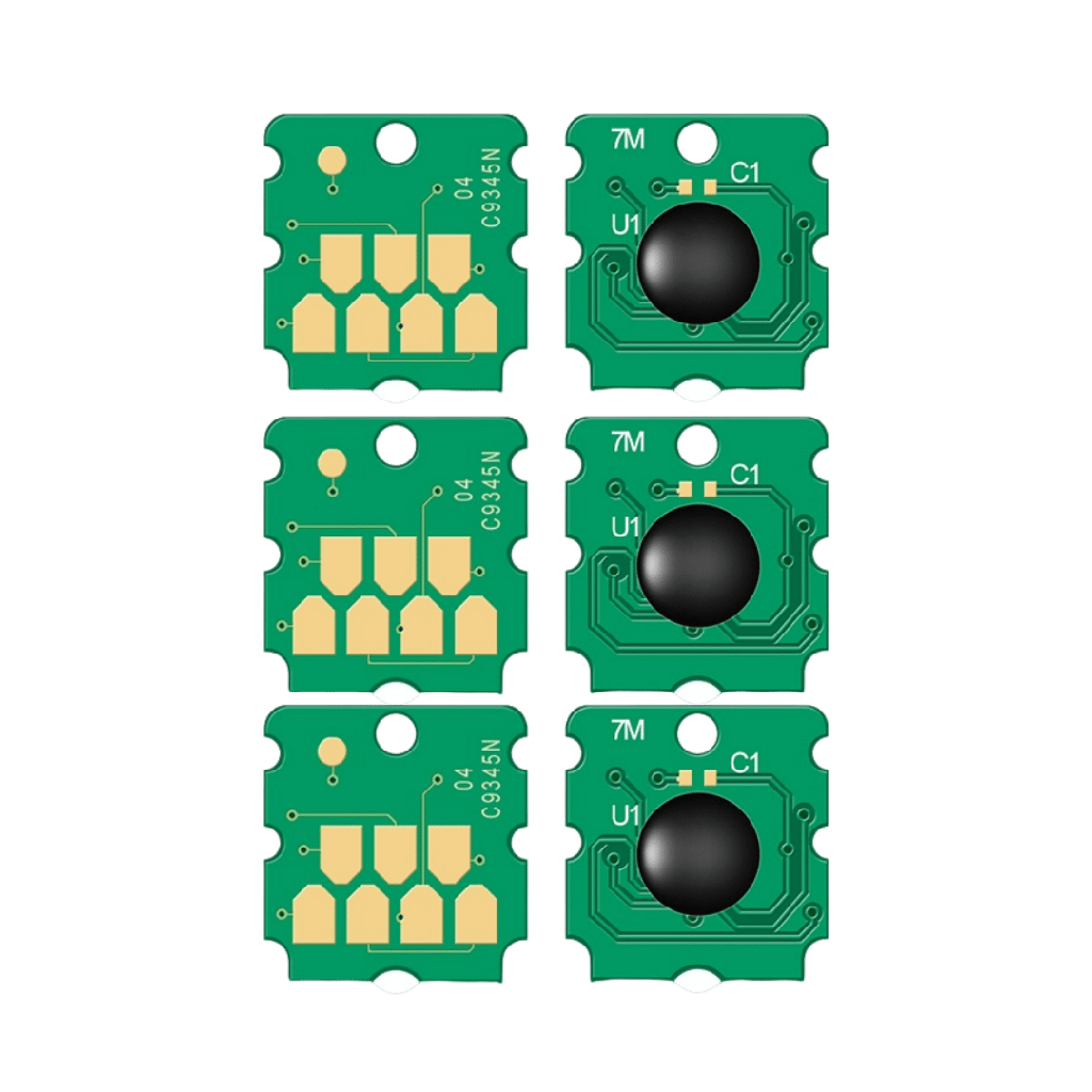 Pack 6 Chip para caja de mantenimiento Epson C9345 compatible con los modelos L15150, L8050, L8160, L8180