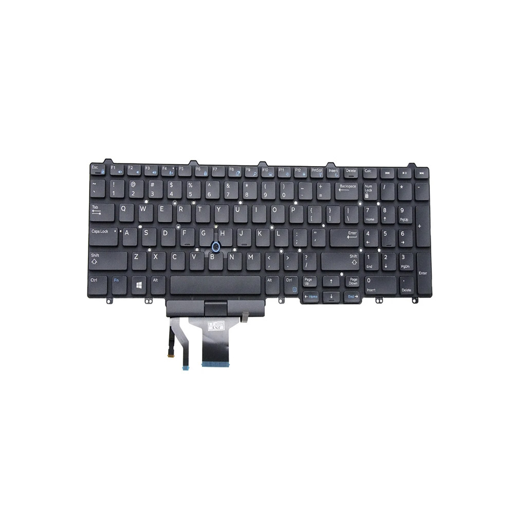 Teclado genérico DELL LATITUDE E5550 E5570 PRECISION 3510 7510 NEGRO INGLES US