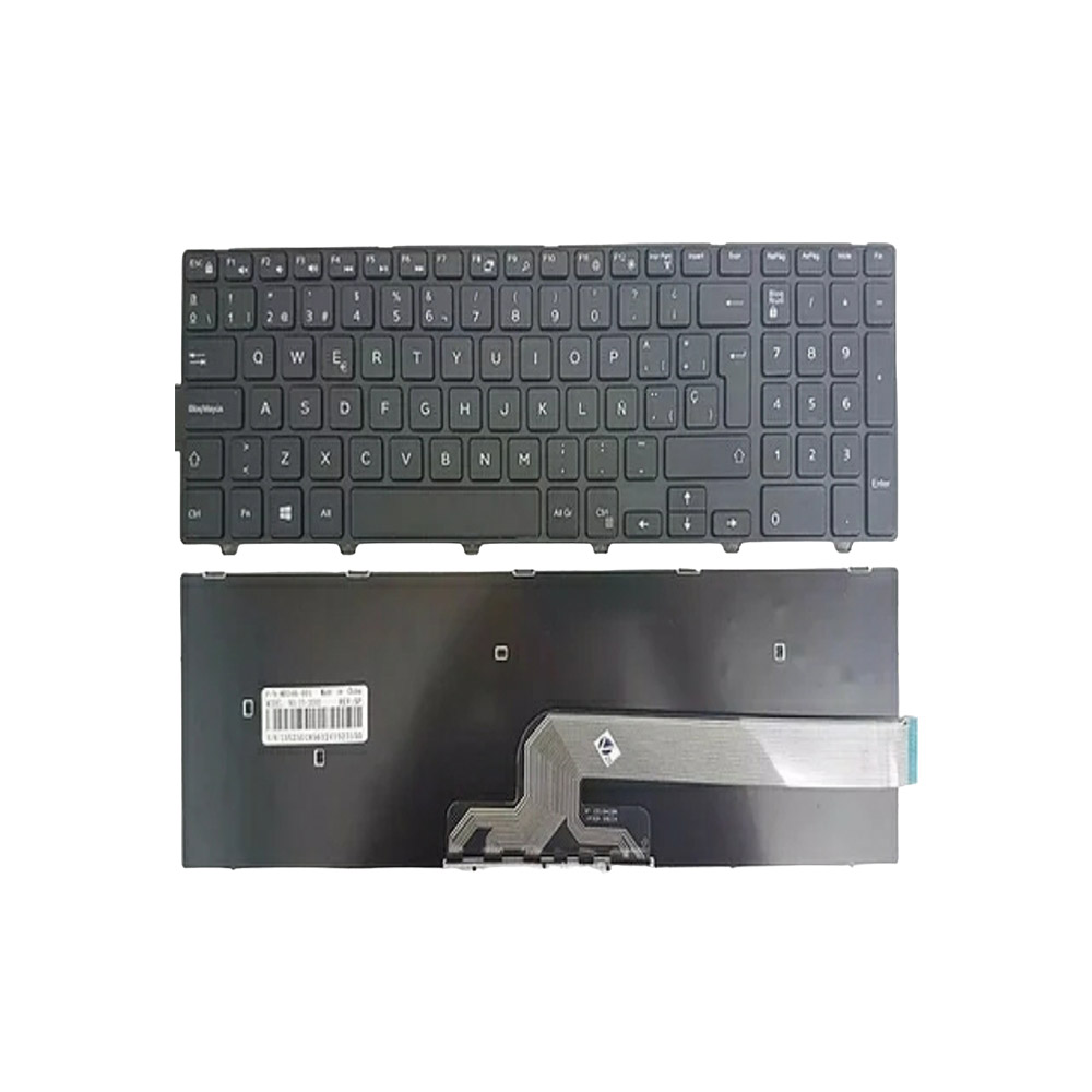 Teclado genérico DELL INSPIRON 15 3000 / 3541 / 3542 / 3543 / 3551 / 5000 / 5551 / 5558 VOSTRO 3565 3568 ESPAÑOL con marco