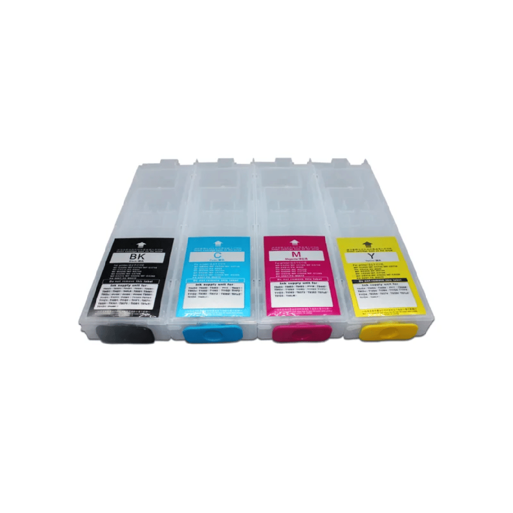 Kit de cartuchos rellenables para impresora Epson Wf C5210. 5290, 5710, 5790, vacios + reprogramación de firmware