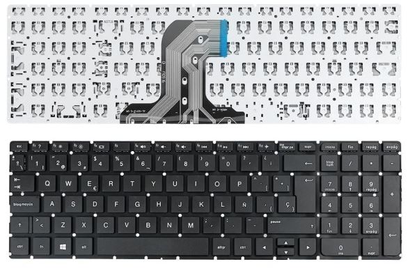 Teclado genérico HP PAVILION 15-AC / 15-AF / 15-AY / 250 G4 / 255 G4 / 15-BA / 17-X / 17-Y Español, Sin Marcos