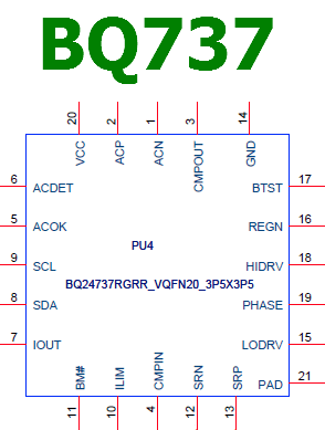 Ic Controlador de Carga BQ737