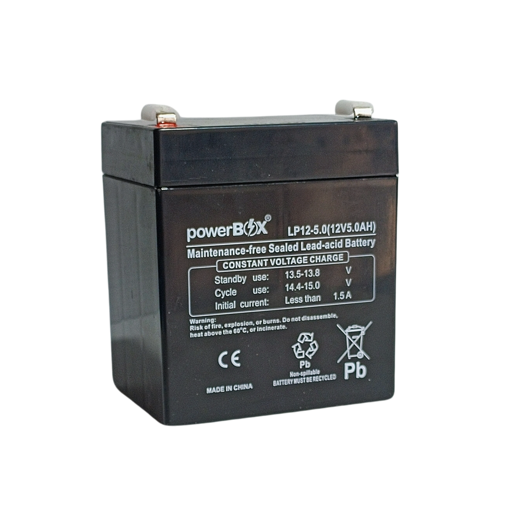 Bateria powerbox 12v 5Ah, para la mayoria de ups de 500va y 600va