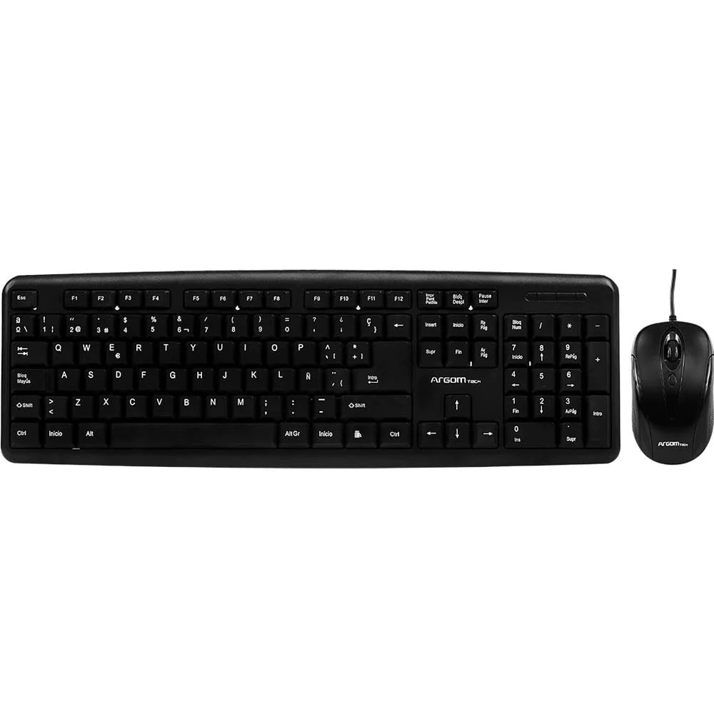 Combo de teclado y mouse usb Argom ARG-KB-7418