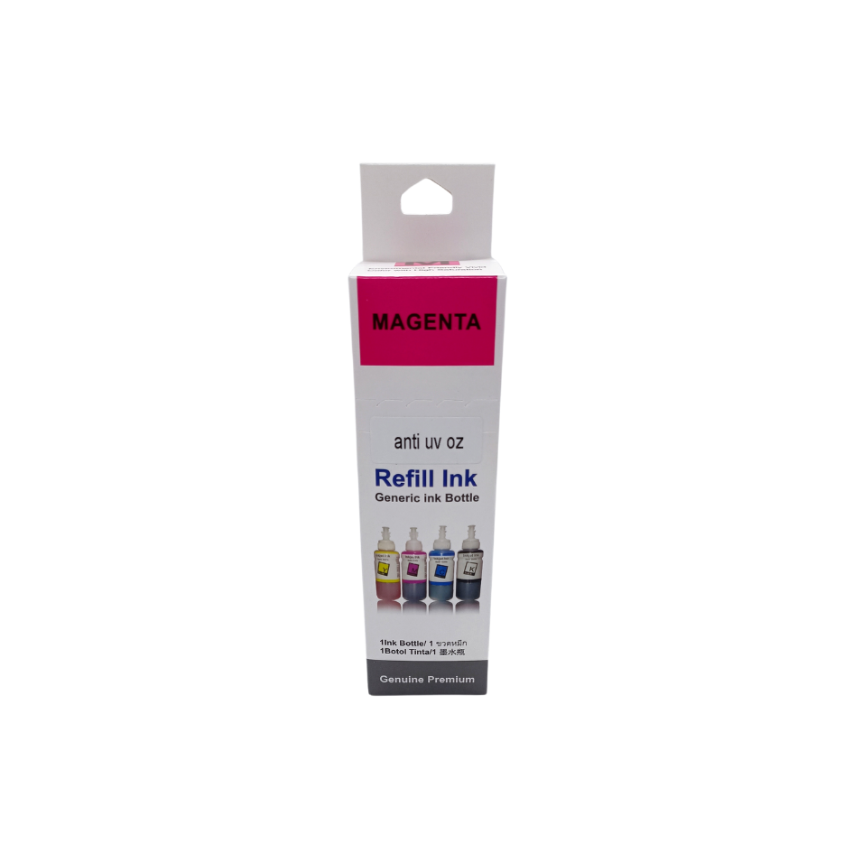 Tinta generica Dye Anti Uv y Ozono para impresoras Epson Magenta 100ml