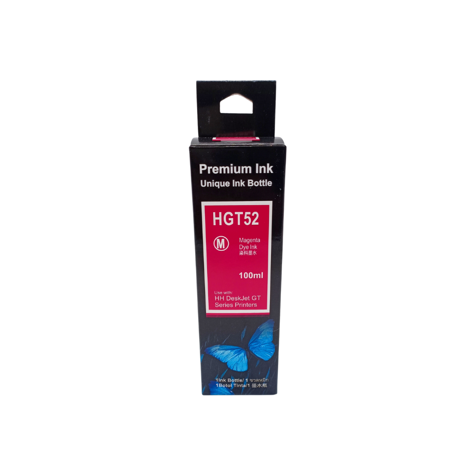 Tinta Generica Hp Serie Gt Magenta 100ml