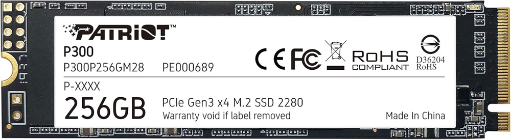 Unidad M2 NVME 256GB Patriot P300