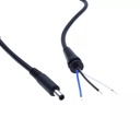 Cable de recambio para cargador de laptop Dell punta delgada