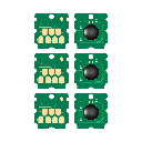 Pack 6 Chip para caja de mantenimiento Epson F570 F571 T3170 T3170M T3170X S2100