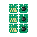 Pack 6 Chip para caja de mantenimiento Epson C9345 compatible con los modelos L15150, L8050, L8160, L8180