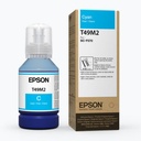 Tinta Sublimacion Epson T49M2 Cian, compatible con impresoras Epson F570, F571, F171, 140ml