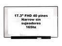 Pantalla 17.3 pulgadas NE173QHM-NY7 V8.0 2560 x 1440 165hz sin sujetadores 40 Pines 