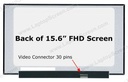 Pantalla LED 15.6" 30 pines Slim B156HAN02.1 HWZA sin sujetadores resolucion 1920x1020Placa de inversor / Tcon de 26cm